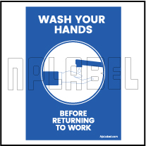 CD1901 Wash Your Hand Signages