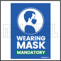 CD1902 Wearing Mask Signages