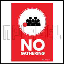 CD1905 No Gathering Signages