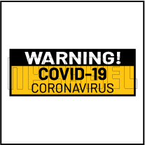 CD1923  Coronavirus Warning Signages