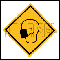 CD1936  COVID19 Wear Mask Signages