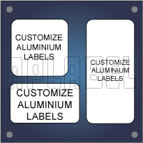 Customize Square / Rectangular Metal Labels  Customize Square / Rectangular Metal Labels