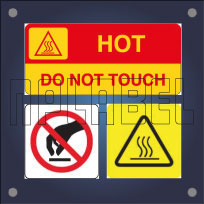 Caution Labels - Warning Stickers  for High Temperature & Hot Surface