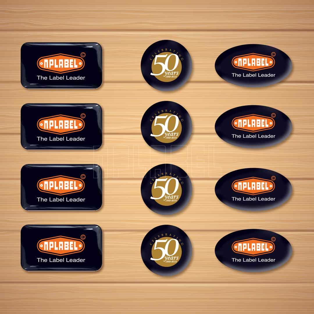 PU Coating Dome Labels