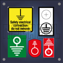 Electrical Grounding & Earthing Labels Electrical Grounding & Earthing Labels