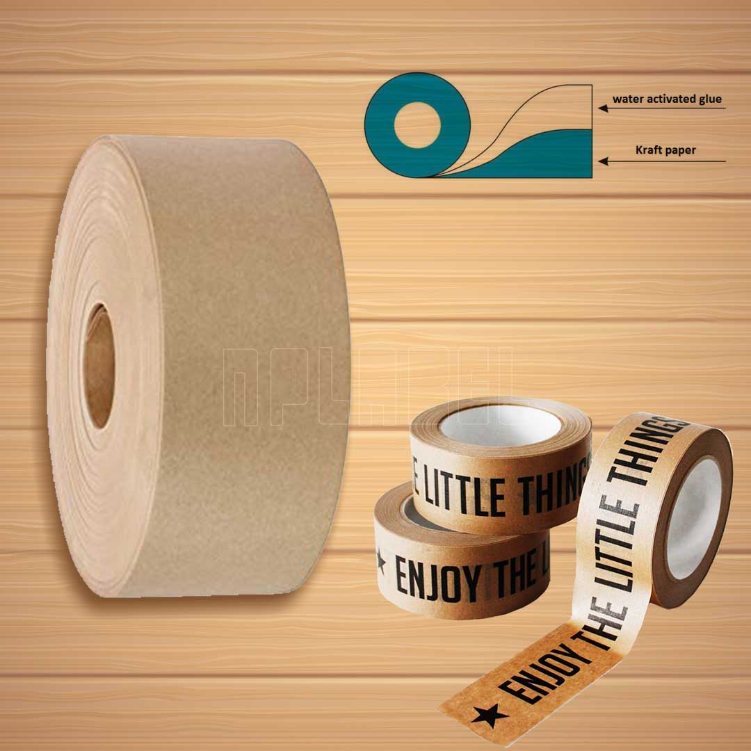 Water-Activated Gummed Kraft  Paper Tape