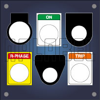 Labels & Stickers for Push Button - Bulb Indictor Labels & Stickers for Push Button - Bulb Indictor