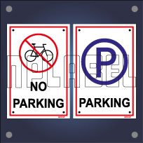 Parking & No Parking Signs Name Plates
