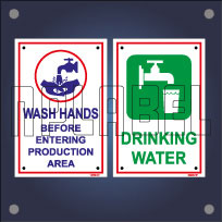 Potable Non-Potable Water Signs Name Plates