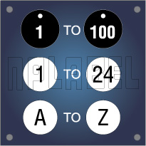 Serial Number & Alphabet Tags & Labels Serial Number & Alphabet Tags & Labels