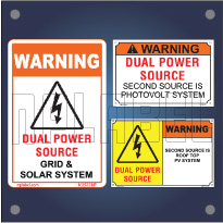 Create Your OWN Dual Power Supply Warning Labels Create Your OWN Dual Power Supply Warning Labels